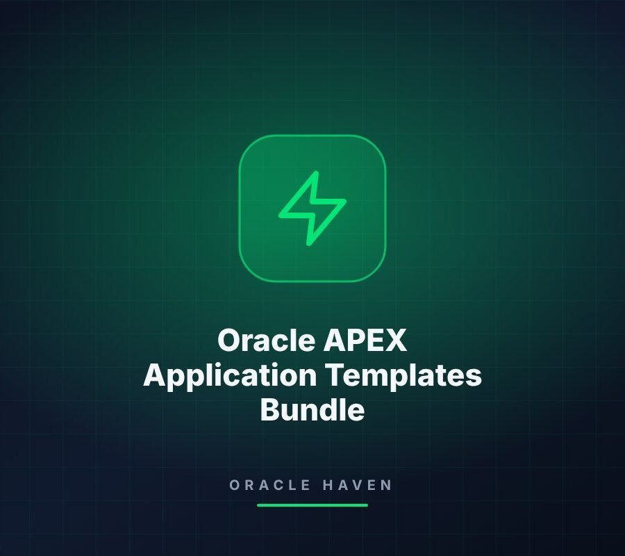 Oracle APEX Application Templates Bundle