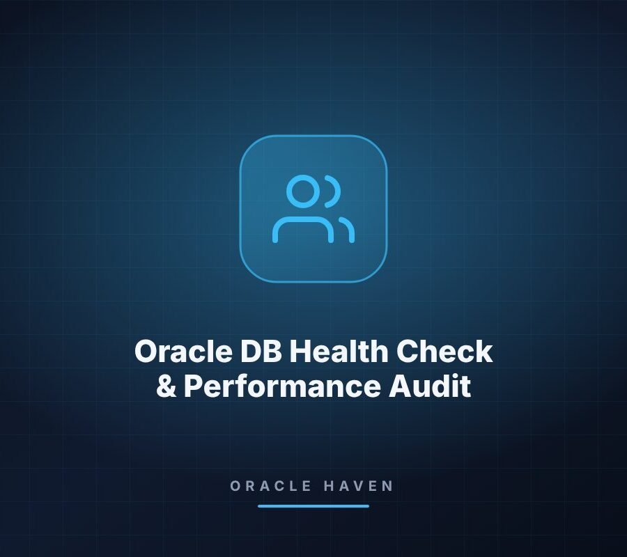 Oracle DB Health Check & Performance Audit
