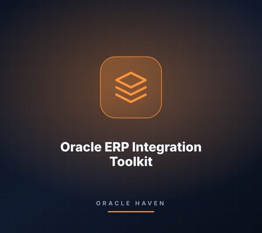 Oracle ERP Integration Toolkit